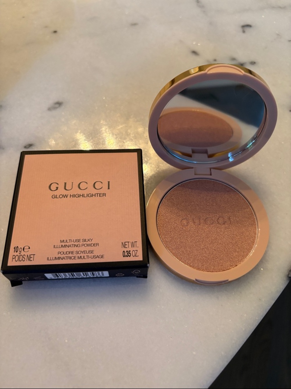 Gucci Glow Highlighter Opal Pink 04 NEW